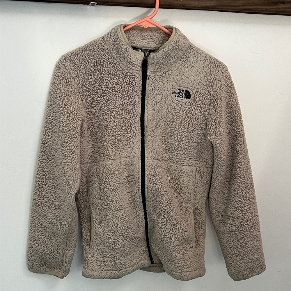 The North Face Kids Beige Fleece Jacket 14/16